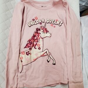 Sz 8 Unicorn Pj Top